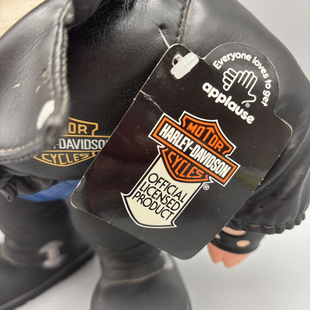 Vintage Retired Harley Davidson Motorcycle Biker Johnny Piglet Boar Hog Mascot - Picture 2 of 10
